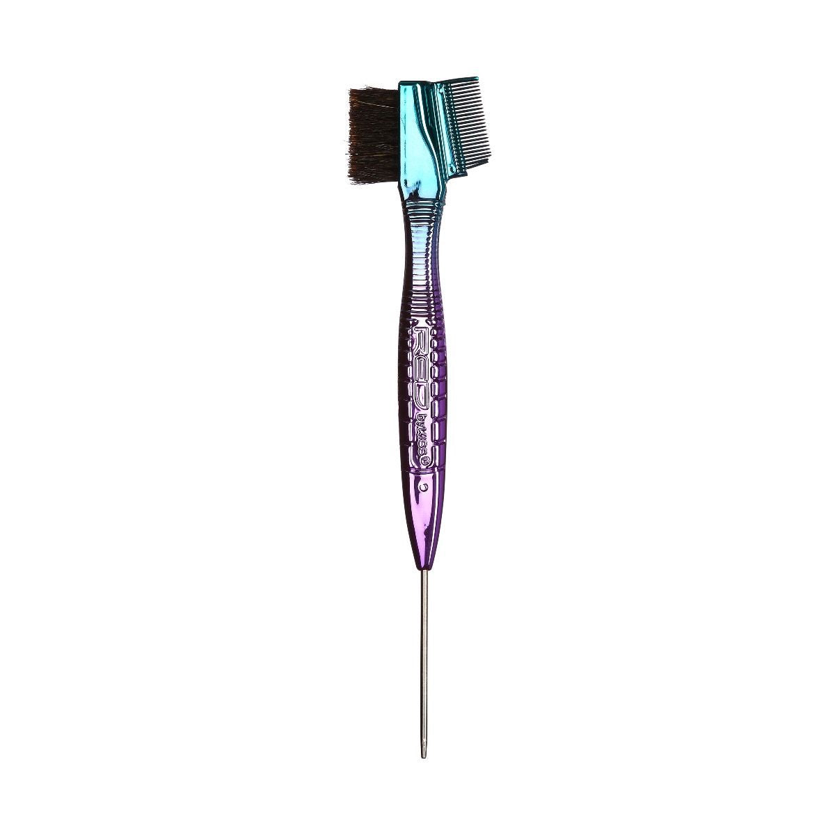 Red Edge Brush Chrome Ombre Pin Tail HH05