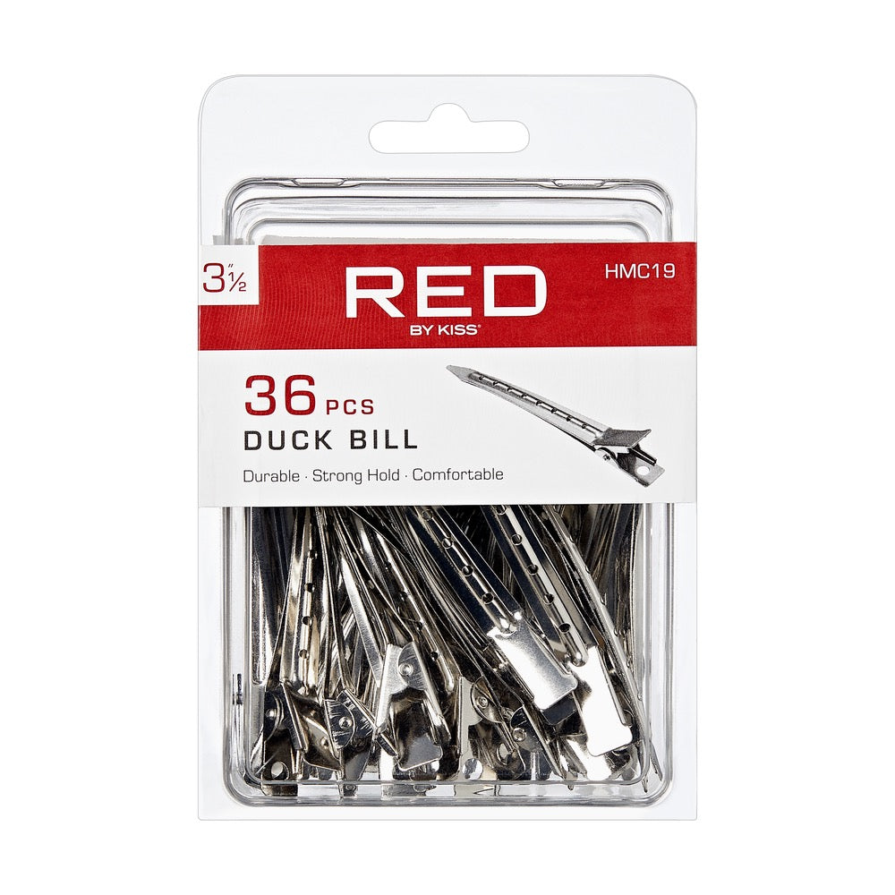 RED Duck Bill Clips 36 pcs