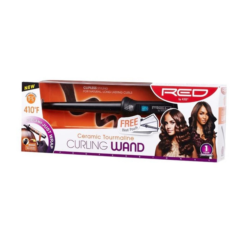 RED Curling Wand 1"- 1/2" Ceramic Tourmaline
