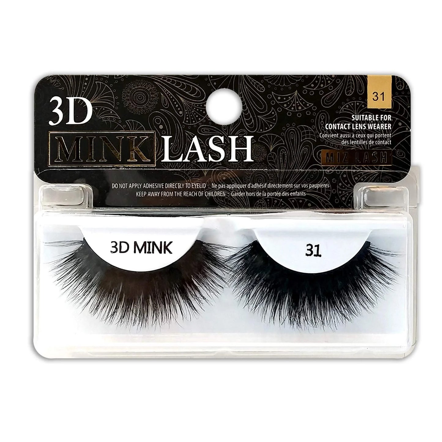 K&K Lash 3D Mink Eye Lash #31