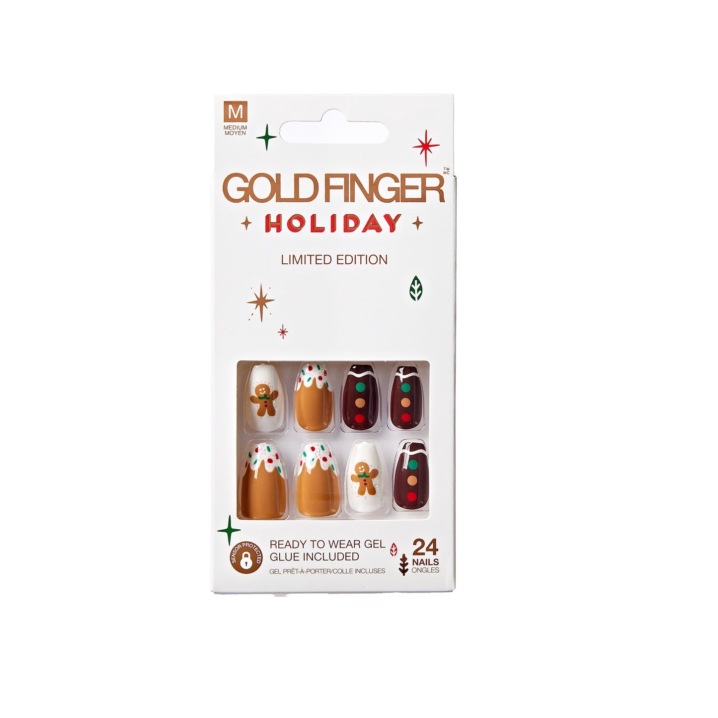 Gold Finger HD Design - Gingerbread Buttons
