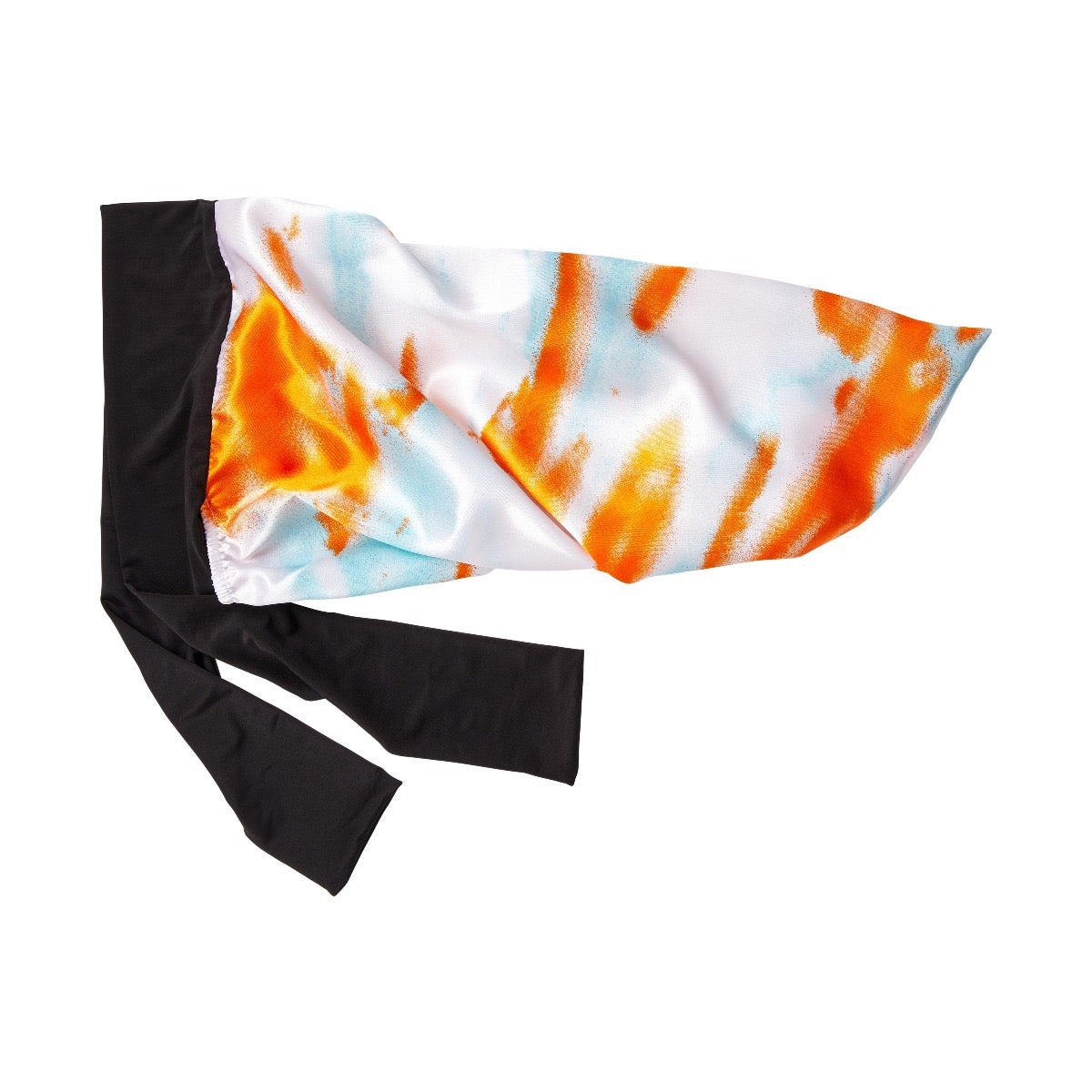 RED Kids Satin Braid Bonnet Tie Dye 1