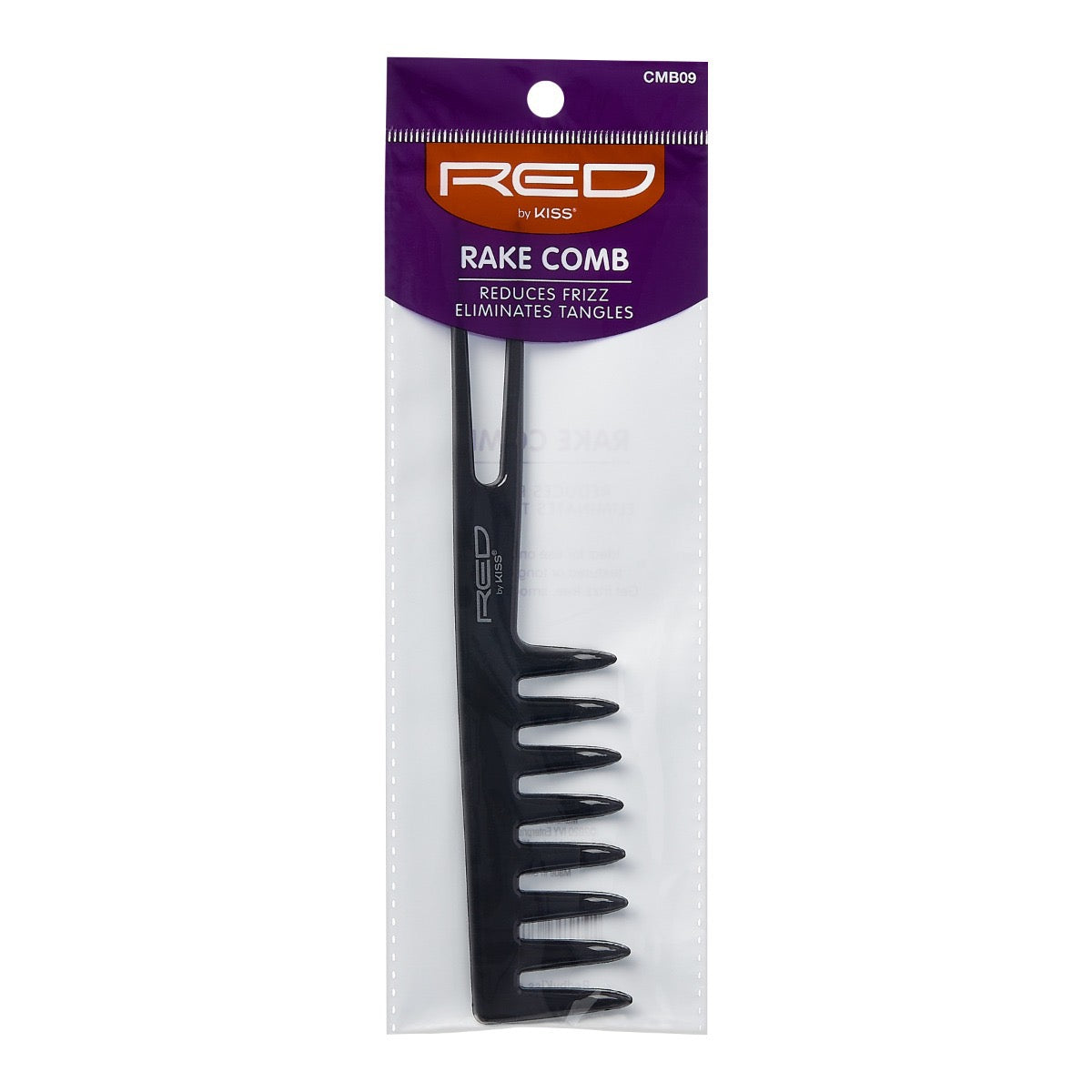 RED Rake Comb Black