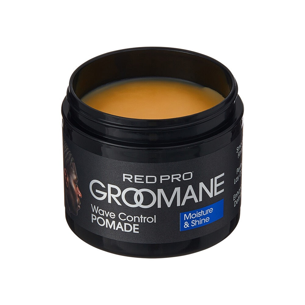 Groomane Wave Control Pomade - Argan and Sweet Almond Oil 3oz