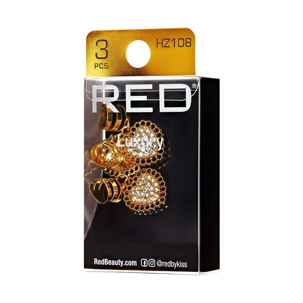 RED Braid Charm HZ108 Gold Luxury