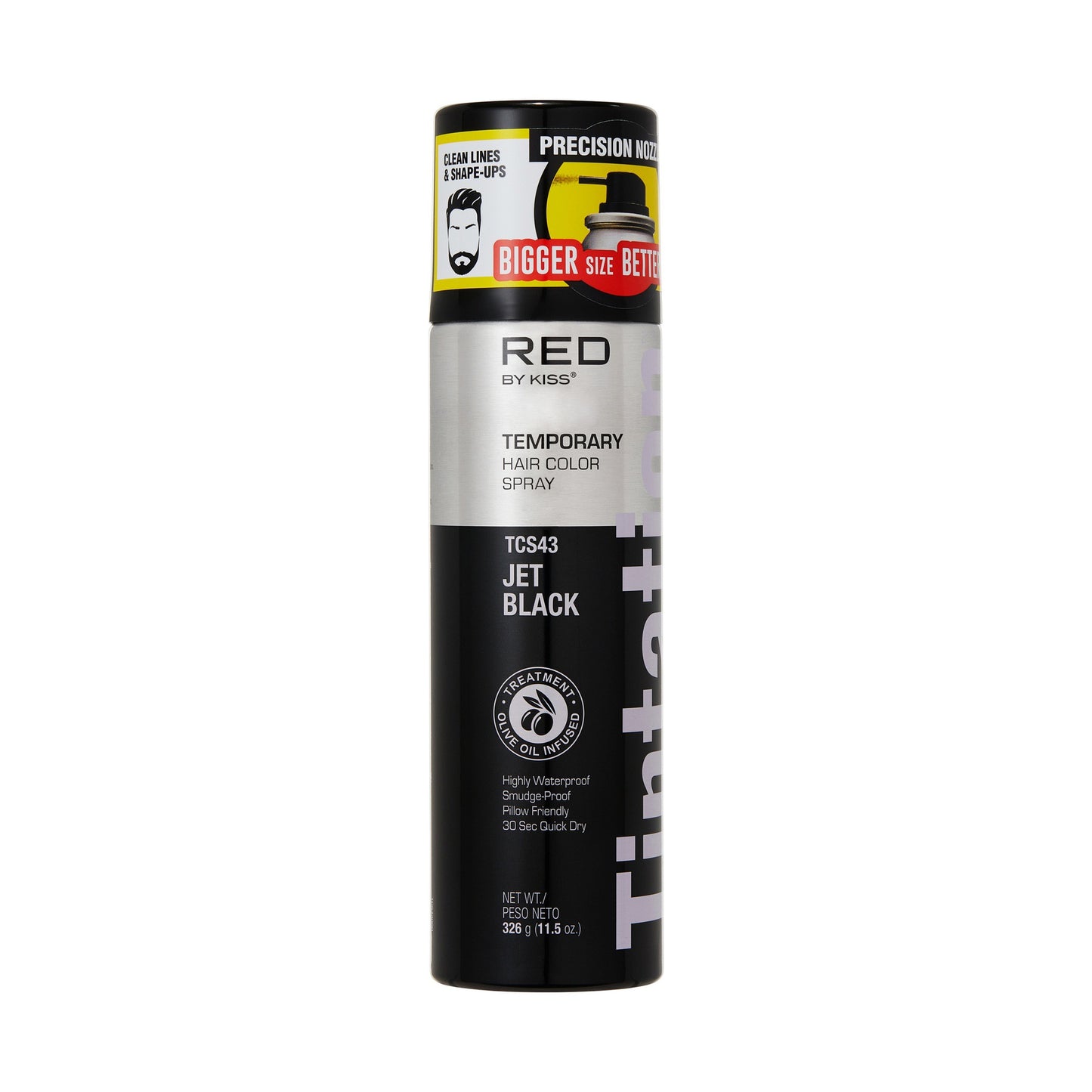 Tintation Hair Color Spray Jet Black 11.5 oz