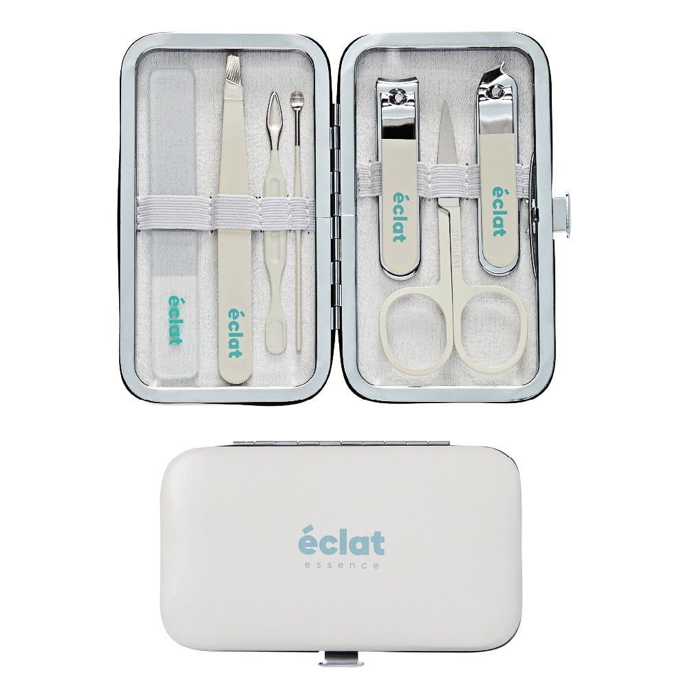 Eclat Essence Mini Mani Pedi Set 7 PC Cream
