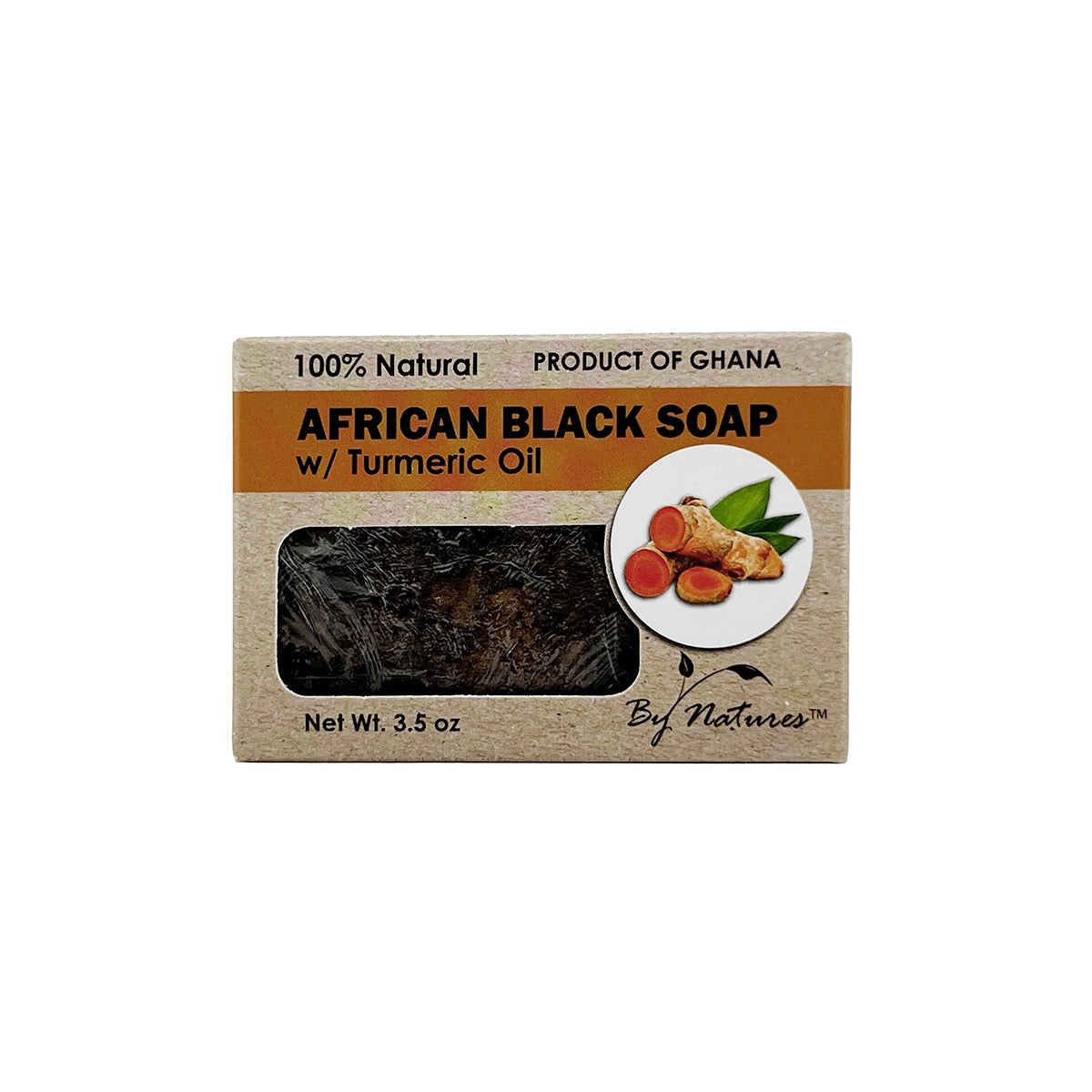 By Natures African Black Soap Turmeric Oil 3.5 oz