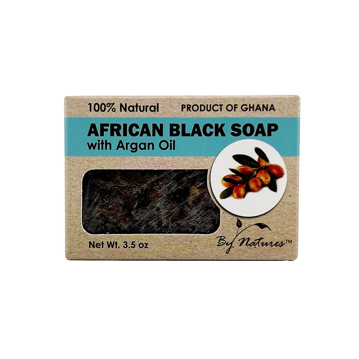 By Natures African Black Soap Argan Oil 3.5 oz