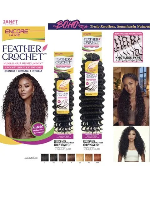 Janet Feather Crochet Encore Lavie New Deep 14"