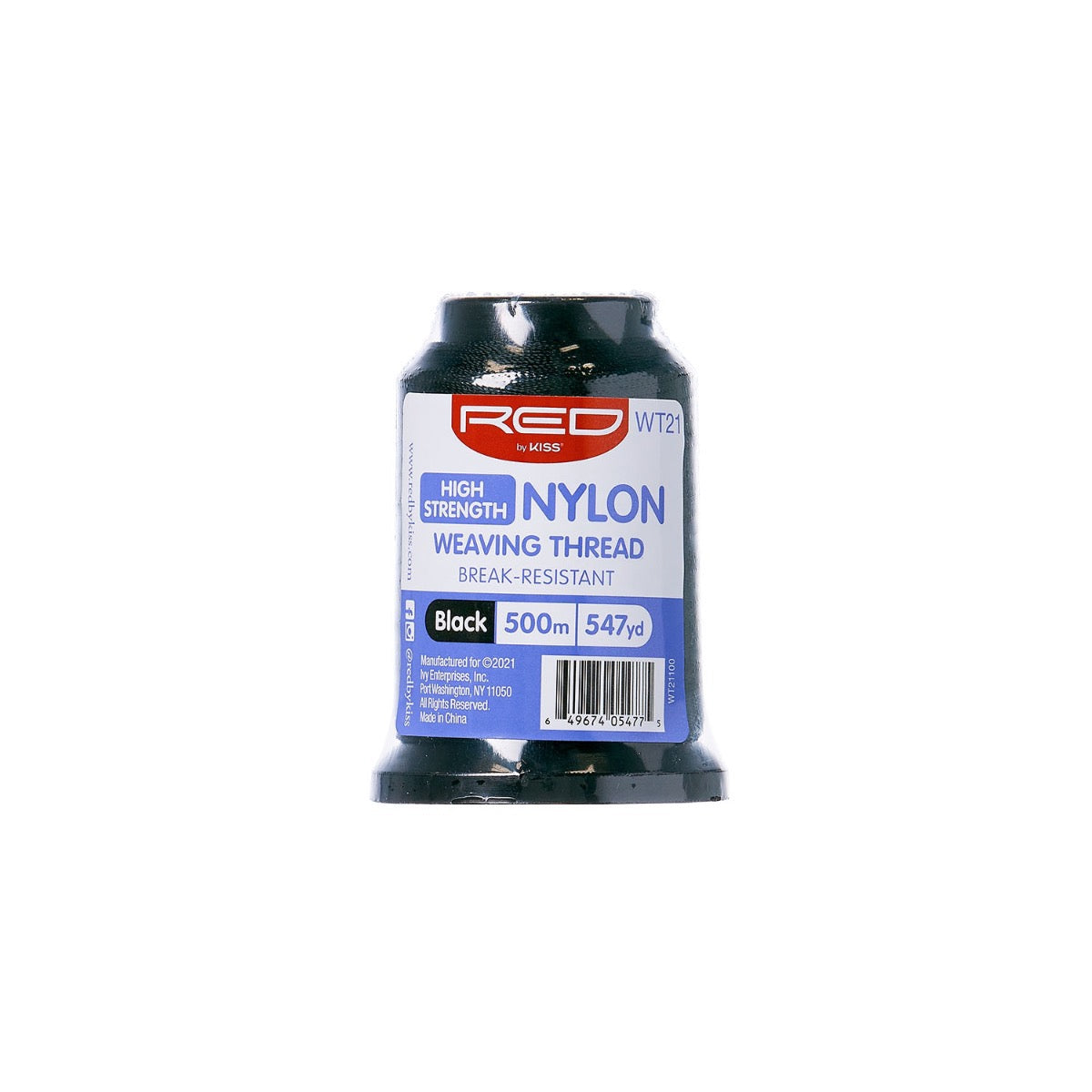 RED Weaving Thread Nylon Black 500M
