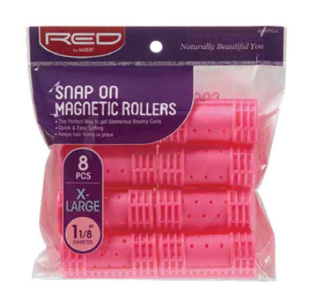 RED Snap On Magnetic Roller X-Large Pink