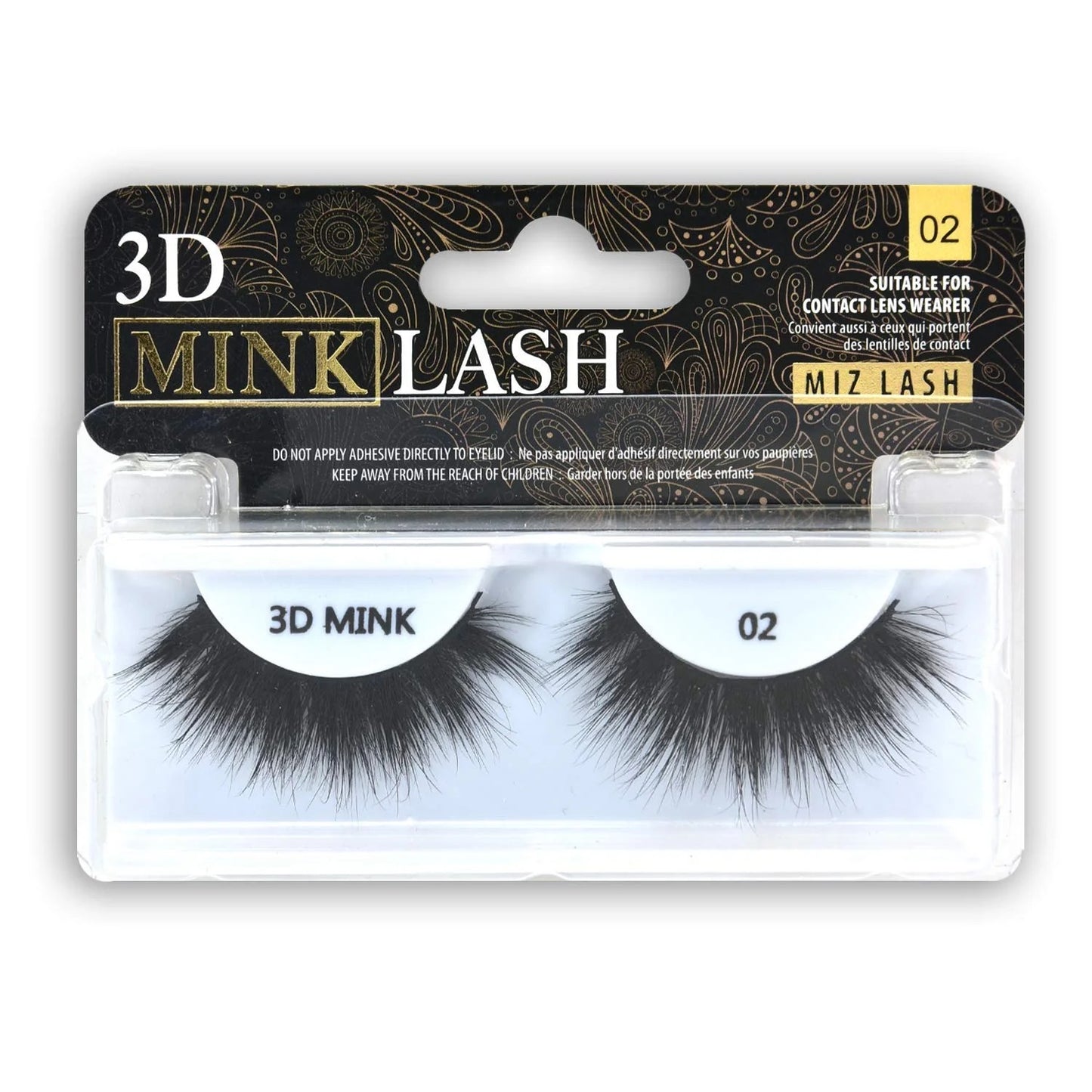 K&K Lash 3D Mink Eye Lash #02