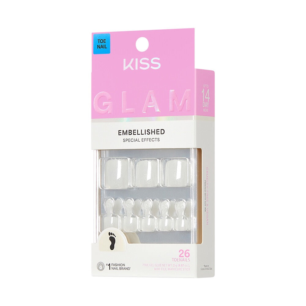 KISS Glam TOENAILS- TWINKLE TOES