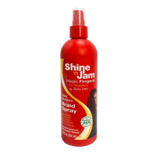 Ampro Shine N Jam Magic Fingers Braid Spray 12oz