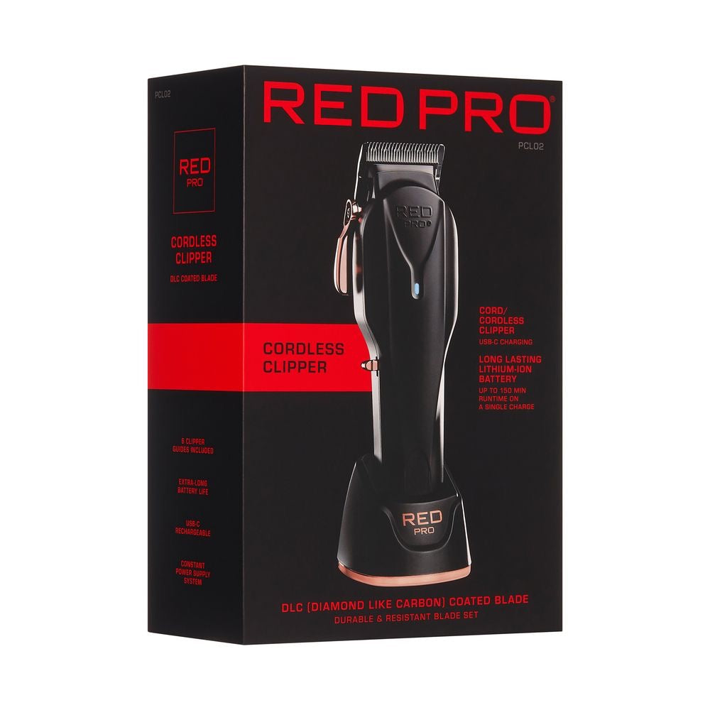 RED Pro Cordless Clipper Matte Black
