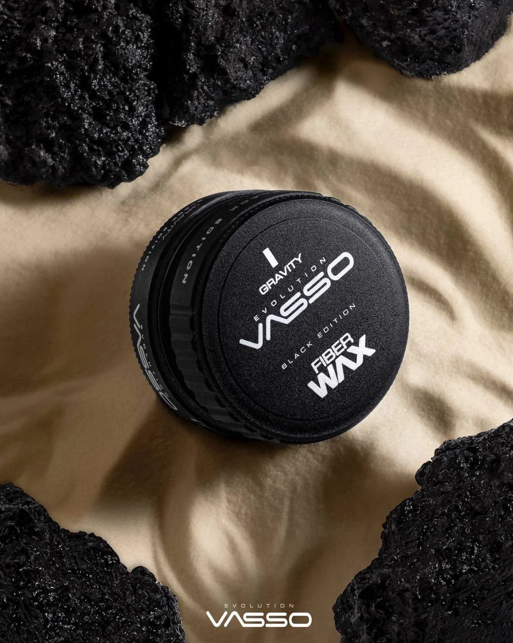 Vasso Hair Styling Fiber Wax Black Edition 150ml - Gravity