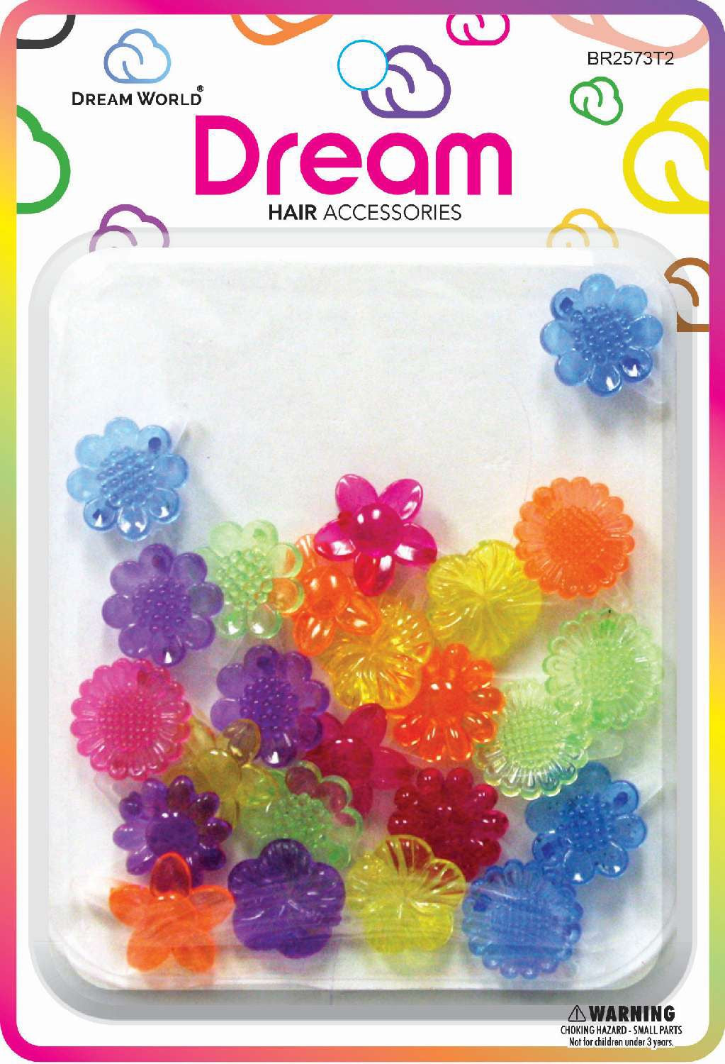 DREAM BARRETTES #72 SUNFLOWER MINI MIX 20PC T2
