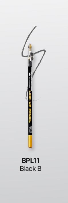 Red Professional Line Up Pencil Black