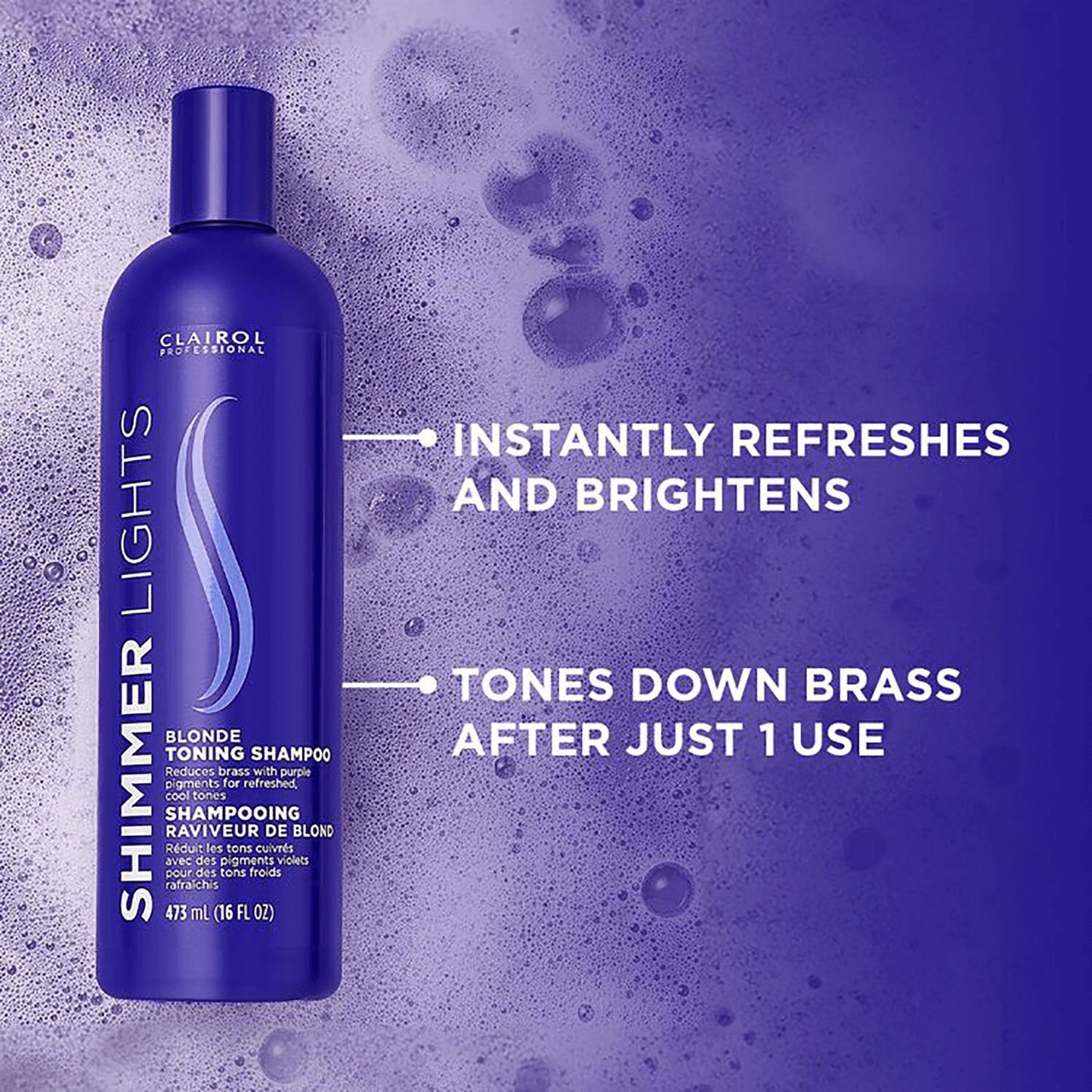 Shimmer Lights Blonde Toning Shampoo 8 oz