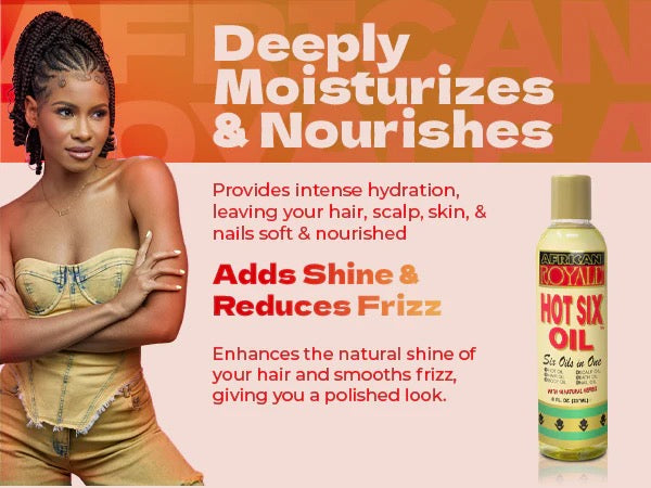 African Royale Hot Six Oil 8oz