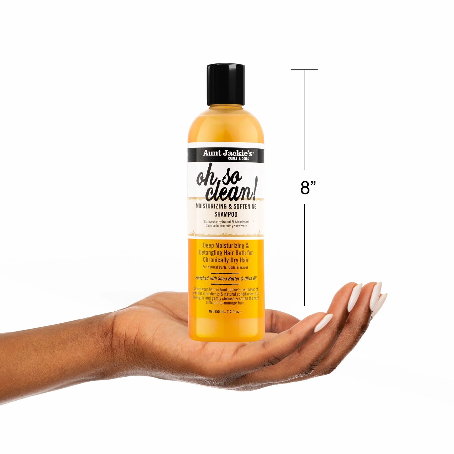 Aunt Jackie's Oh So Clean Moisturizing & Softening Shampoo 12oz