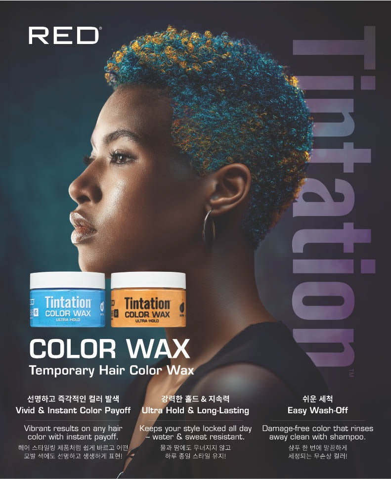 Tintation Hair Color Wax - Black