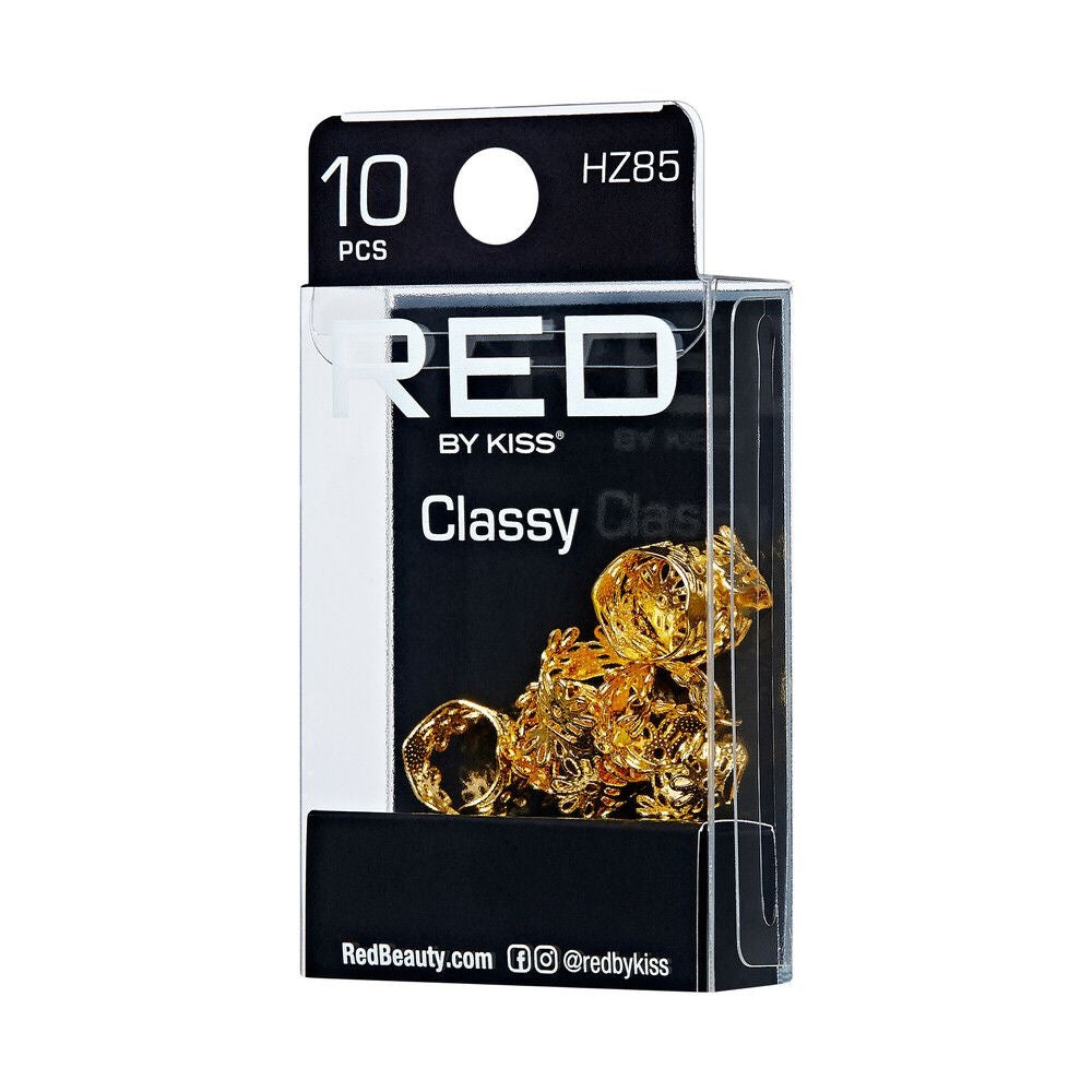 RED Braid Charm HZ85 Gold