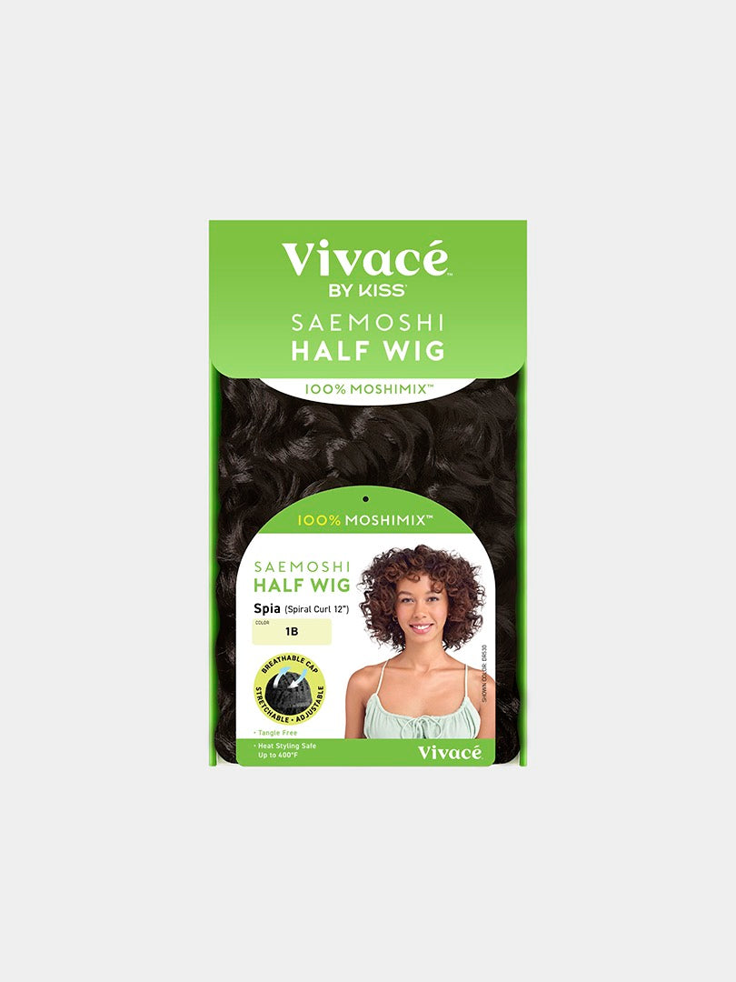 Saemoshi Half Wig Spiral Curl 12" Spia