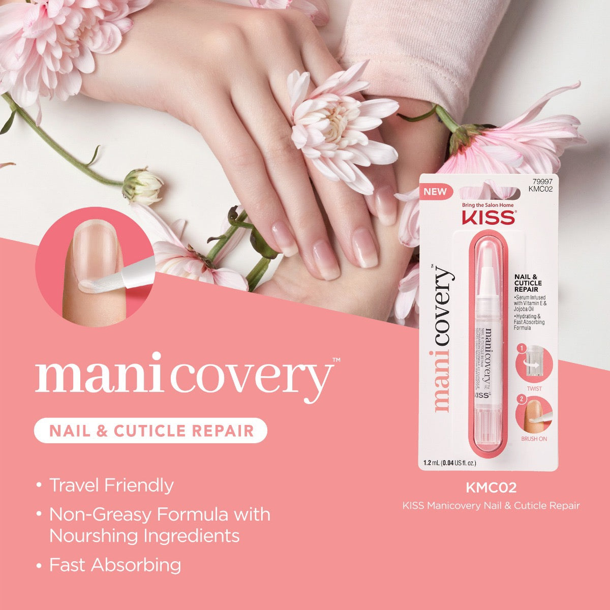 KISS Manicovery Nail and Cuticle Repair 1.2ml