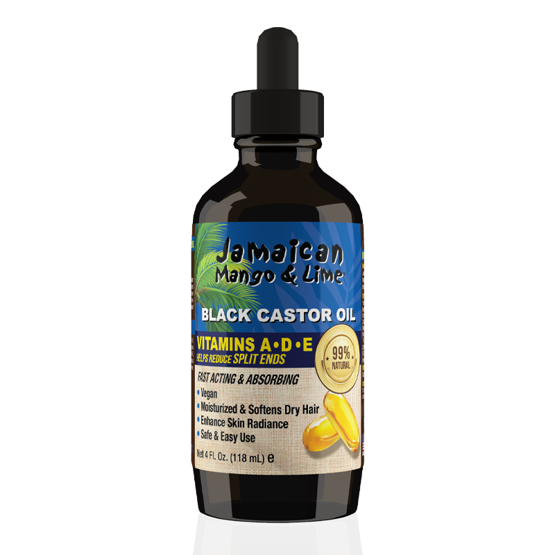Jamaican Mango Lime Jamaican Black Castor Oil Vitamins A D E 4 oz
