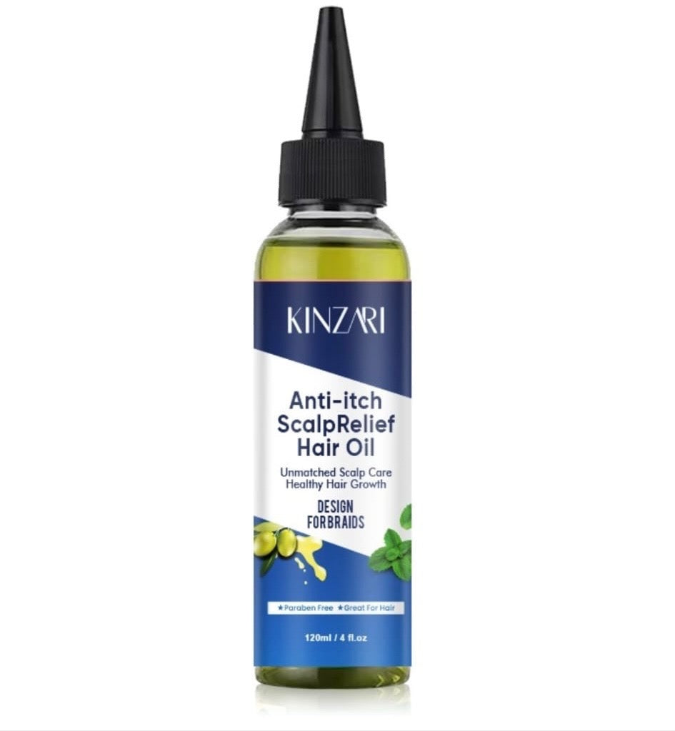 Kinzari Anti Itch Scalp Relief Hair Oil 4oz