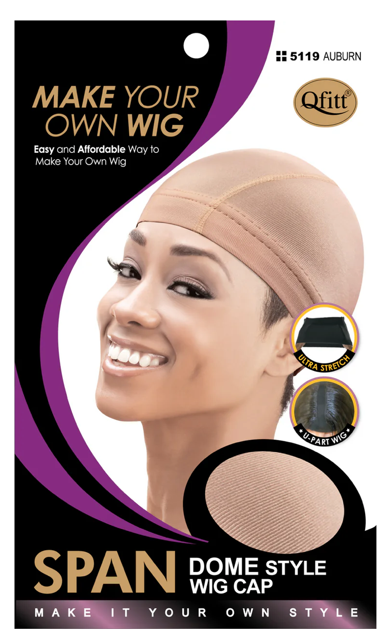 Qfitt Spandex Dome Wig Cap Auburn 5119