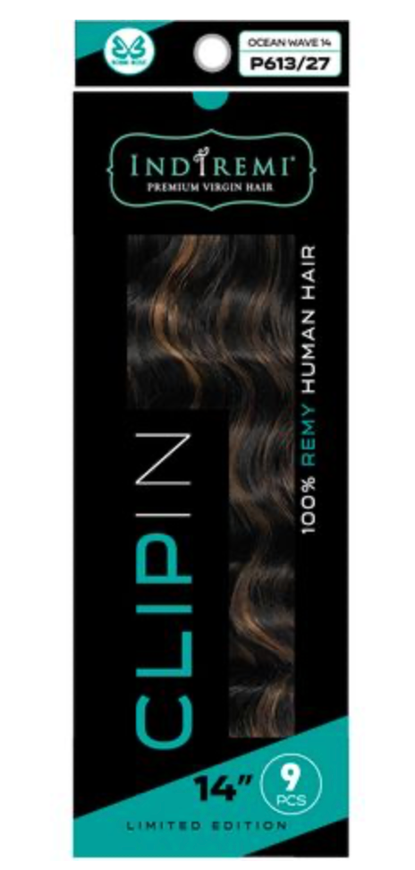 Bobbi Boss Indi Remi Clip In 9pcs -Ocean Wave 14"