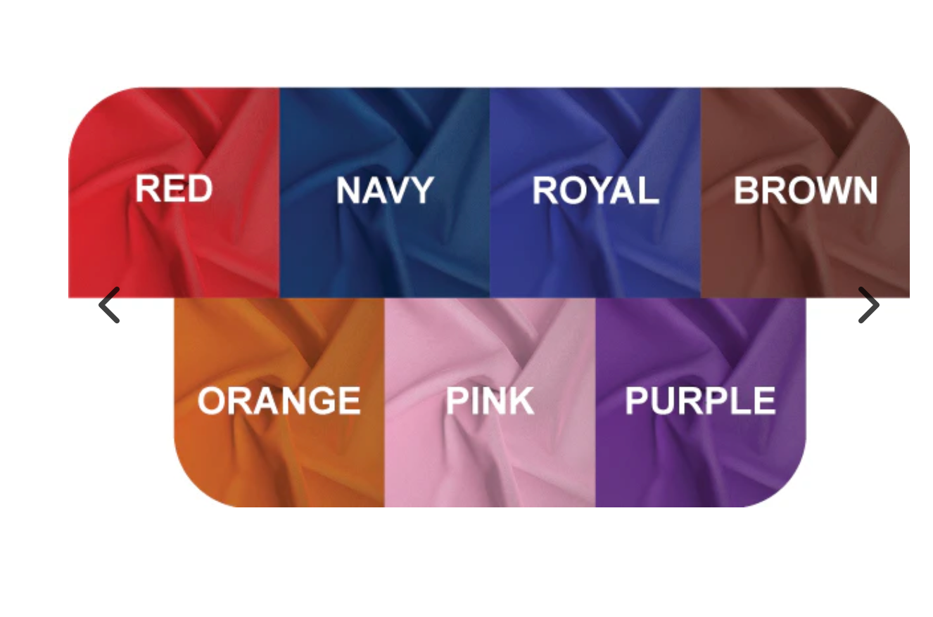 Qfitt Large Satin Wrap Open Top - Assorted Colors