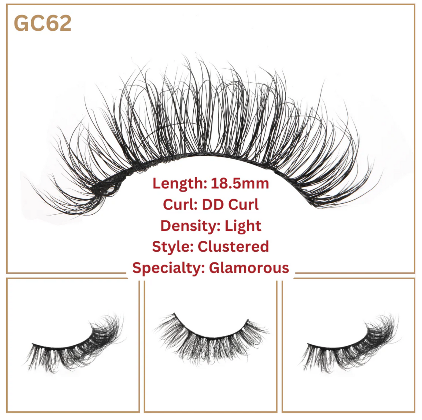 Miss Girly Curl Lashes GC62