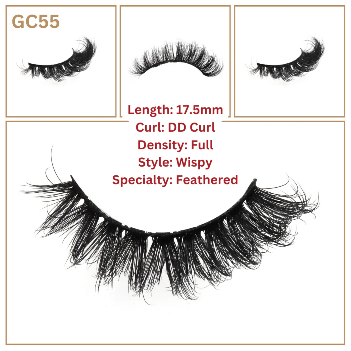 Miss Girly Curl Lashes GC55