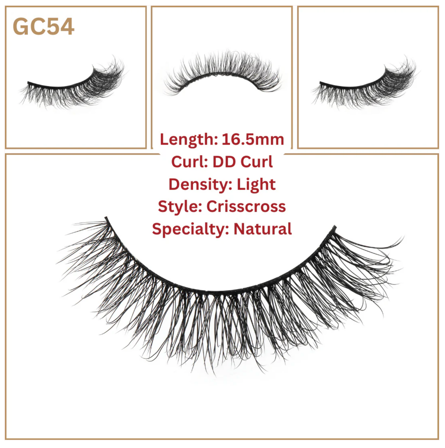 Miss Girly Curl Lashes GC54