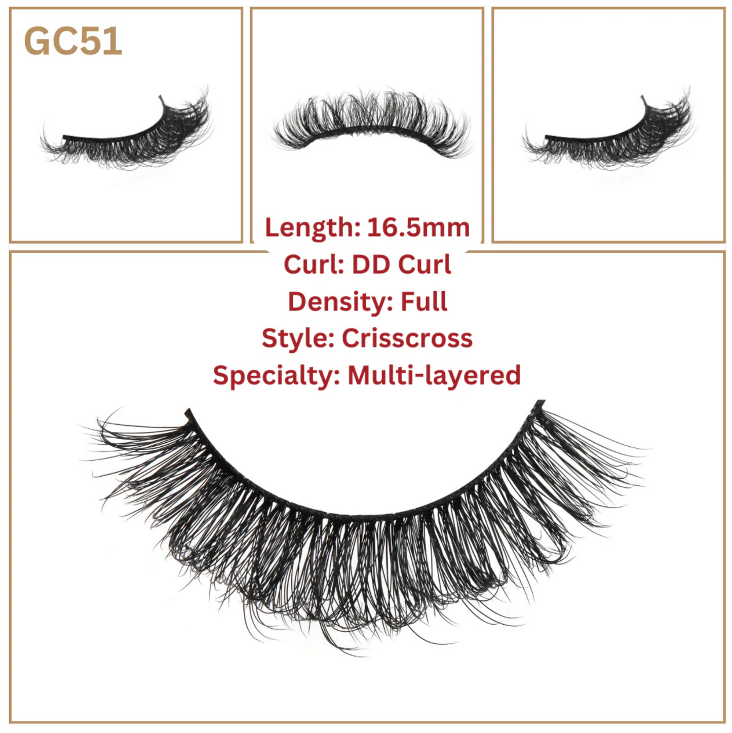 Miss Girly Curl Lashes GC51