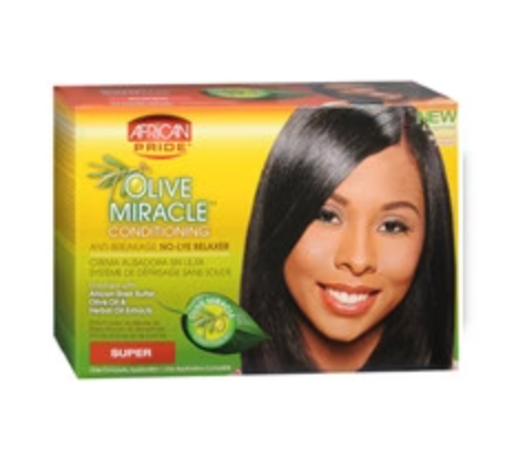African Pride Deep Conditioning No-Lye Relaxer Kit - Super