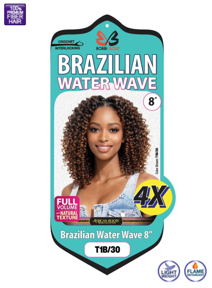 Bobbi Boss Brazilian Water Wave 8" 4X