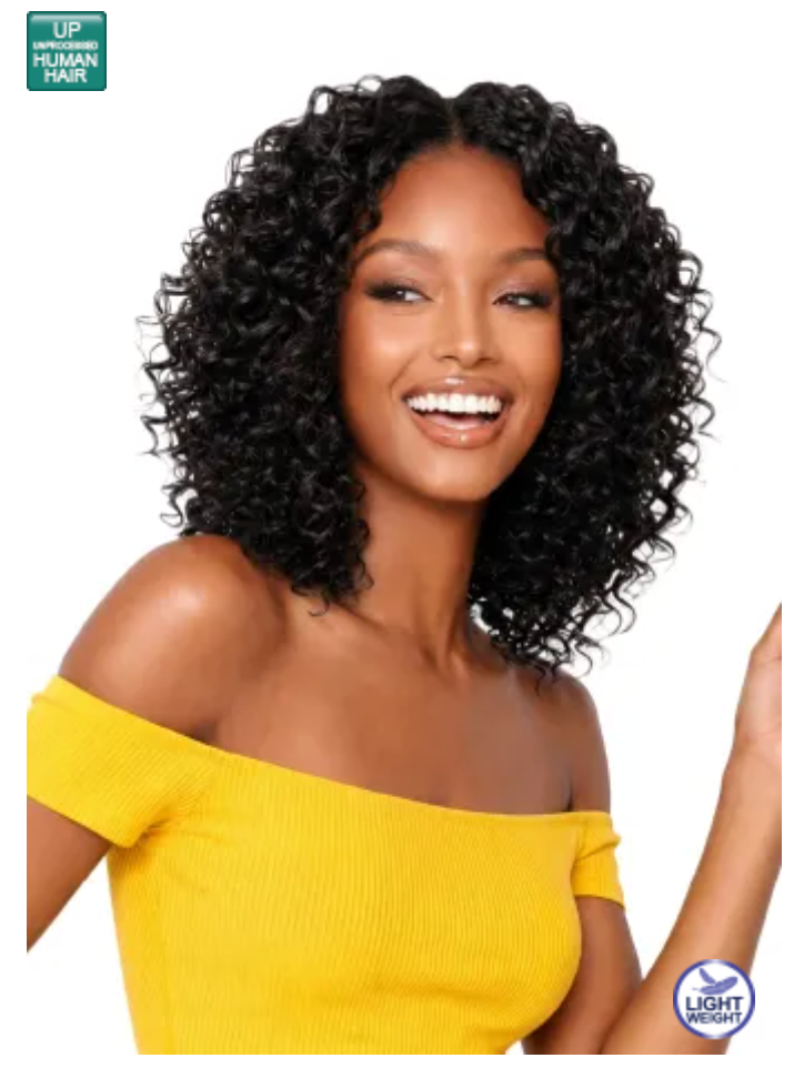 Bobbi Boss Seamless Crochet Deep Wave 10" Human Hair