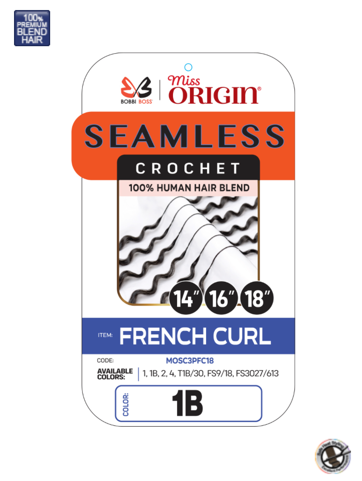 Bobbi Boss Miss Origin Seamless French Curl 3pc 14"16"18"
