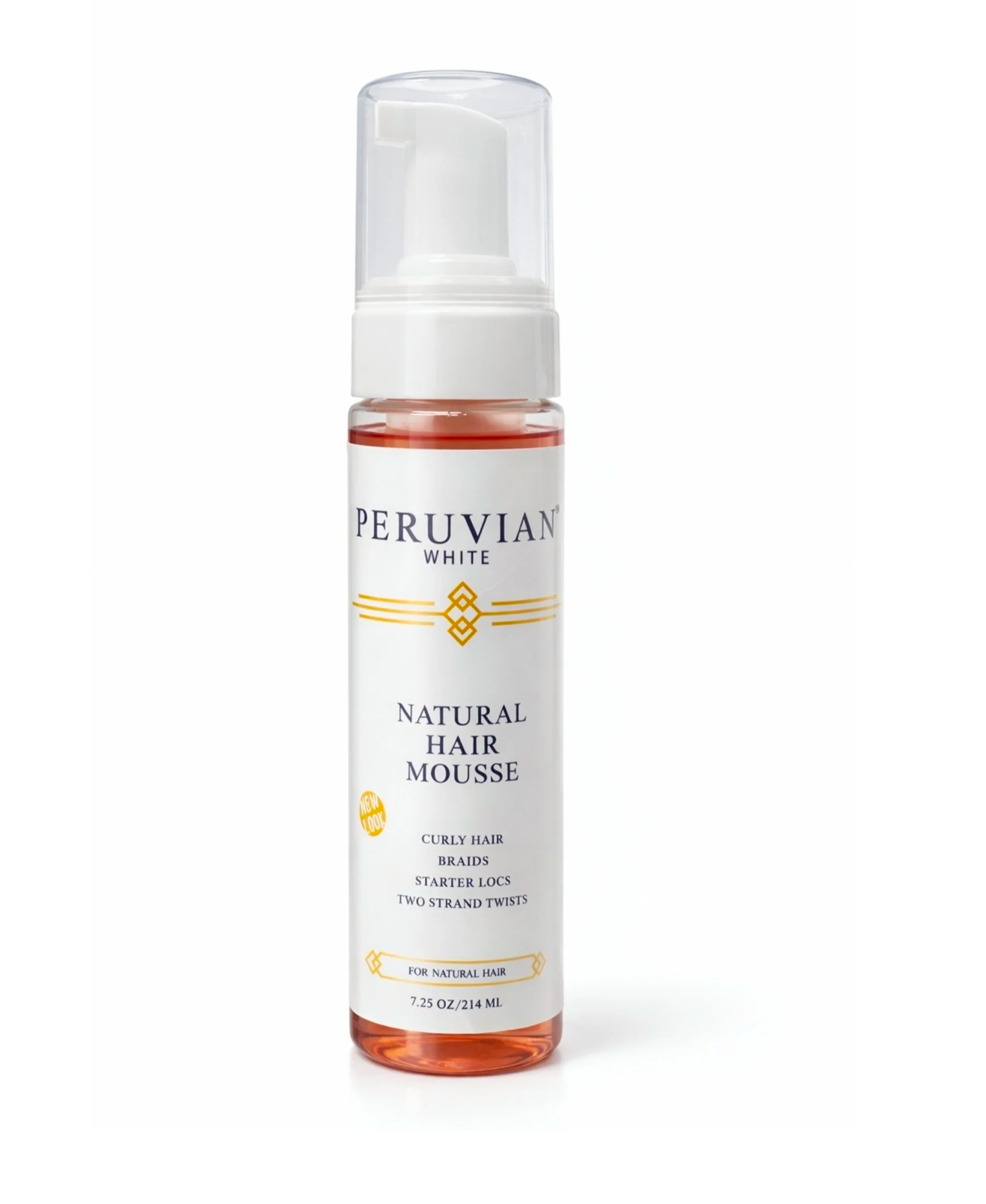 Peruvian White Natural Hair Mousse 8oz