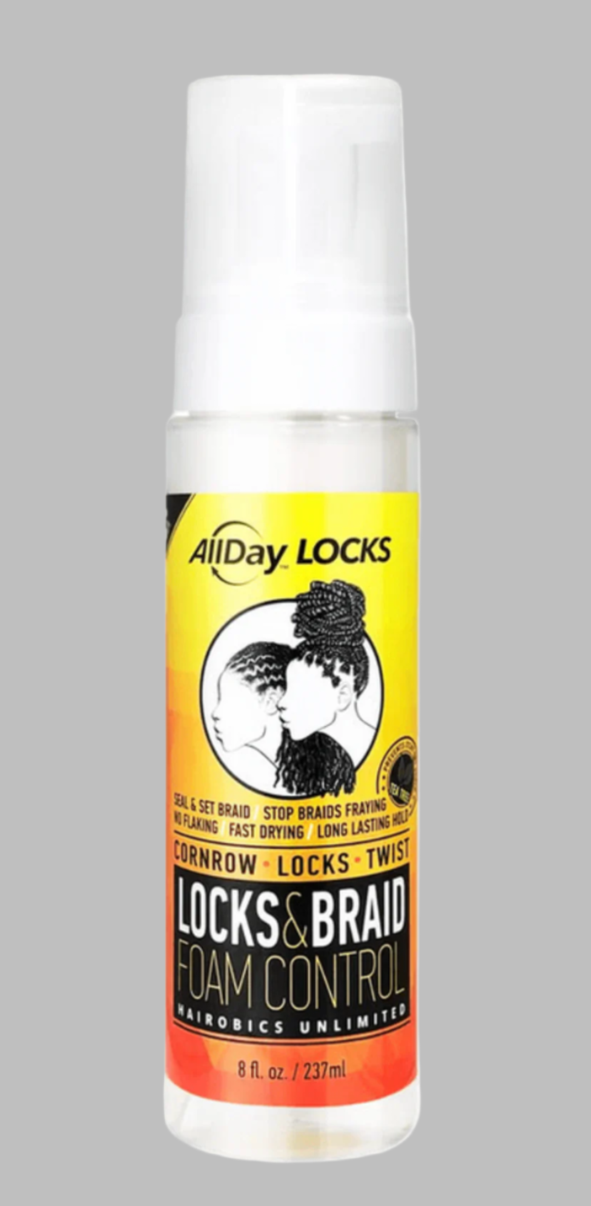 Hairobics AllDay Locks Braid Foam 8oz