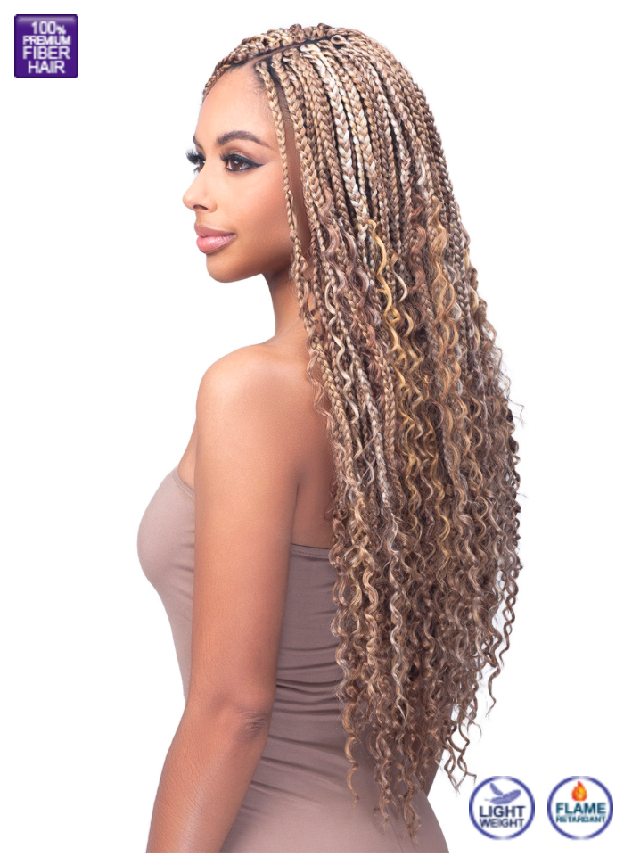 Crochet Style #C03: Boho Box Braids 24"