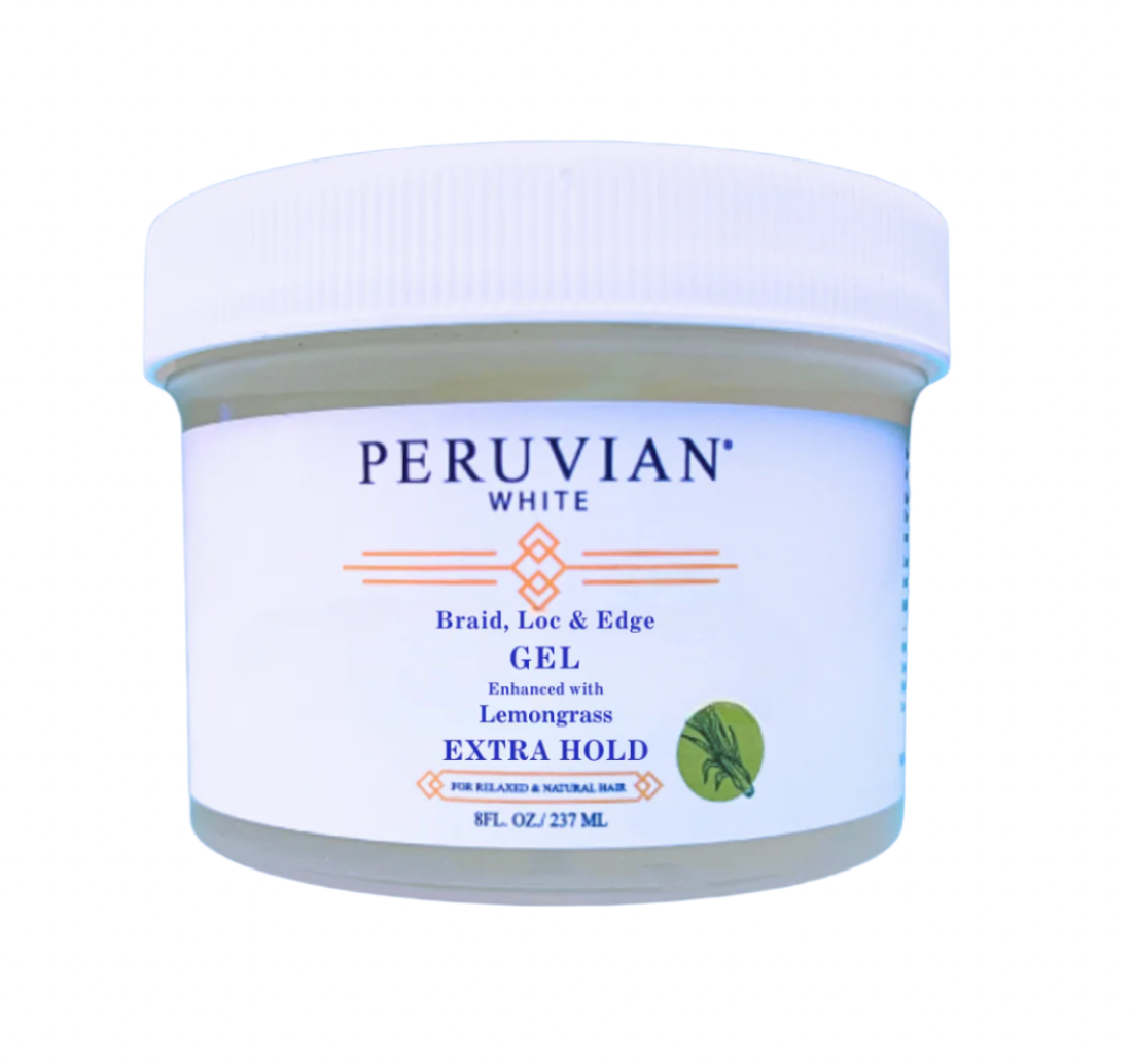 Peruvian White Braid Loc & Edge Lemongrass 8 oz