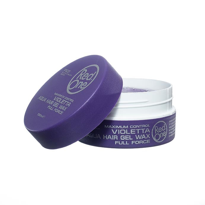 Red One Aqua Hair Gel Wax Violetta 5 oz