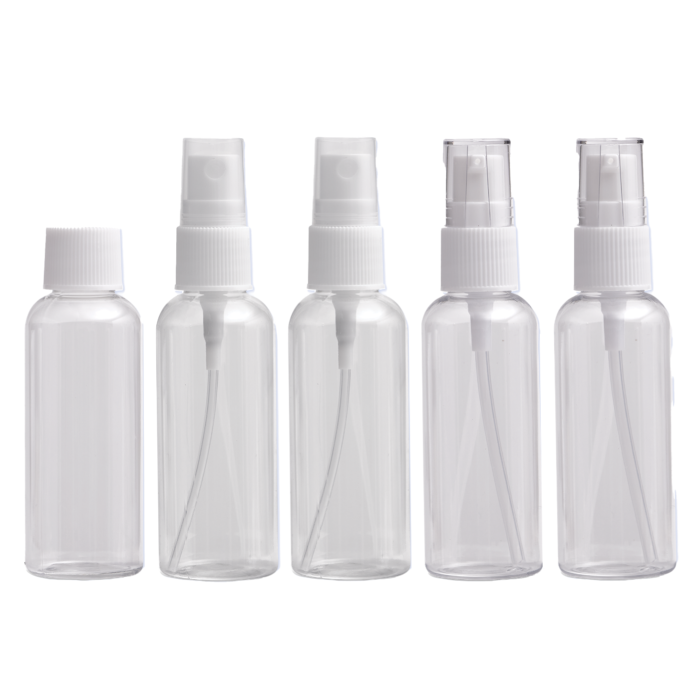 Soft n Style Clear Bottle Travel Set 2oz 5 PC