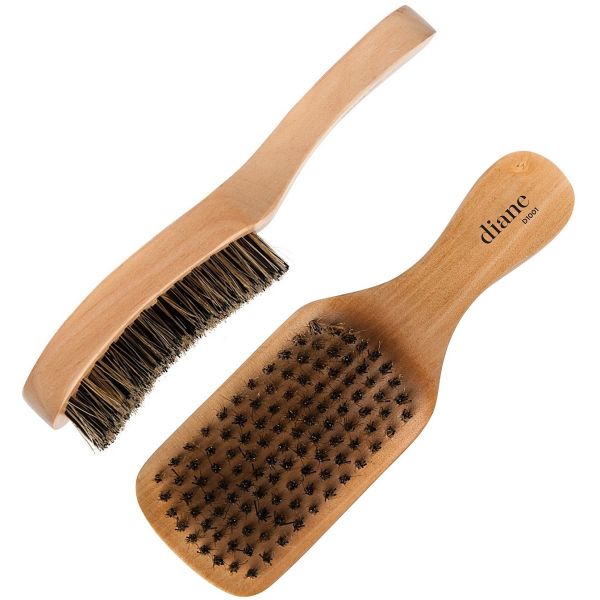 Diane Curved Reinforced Boar Club Wave Brush - Hard D1001